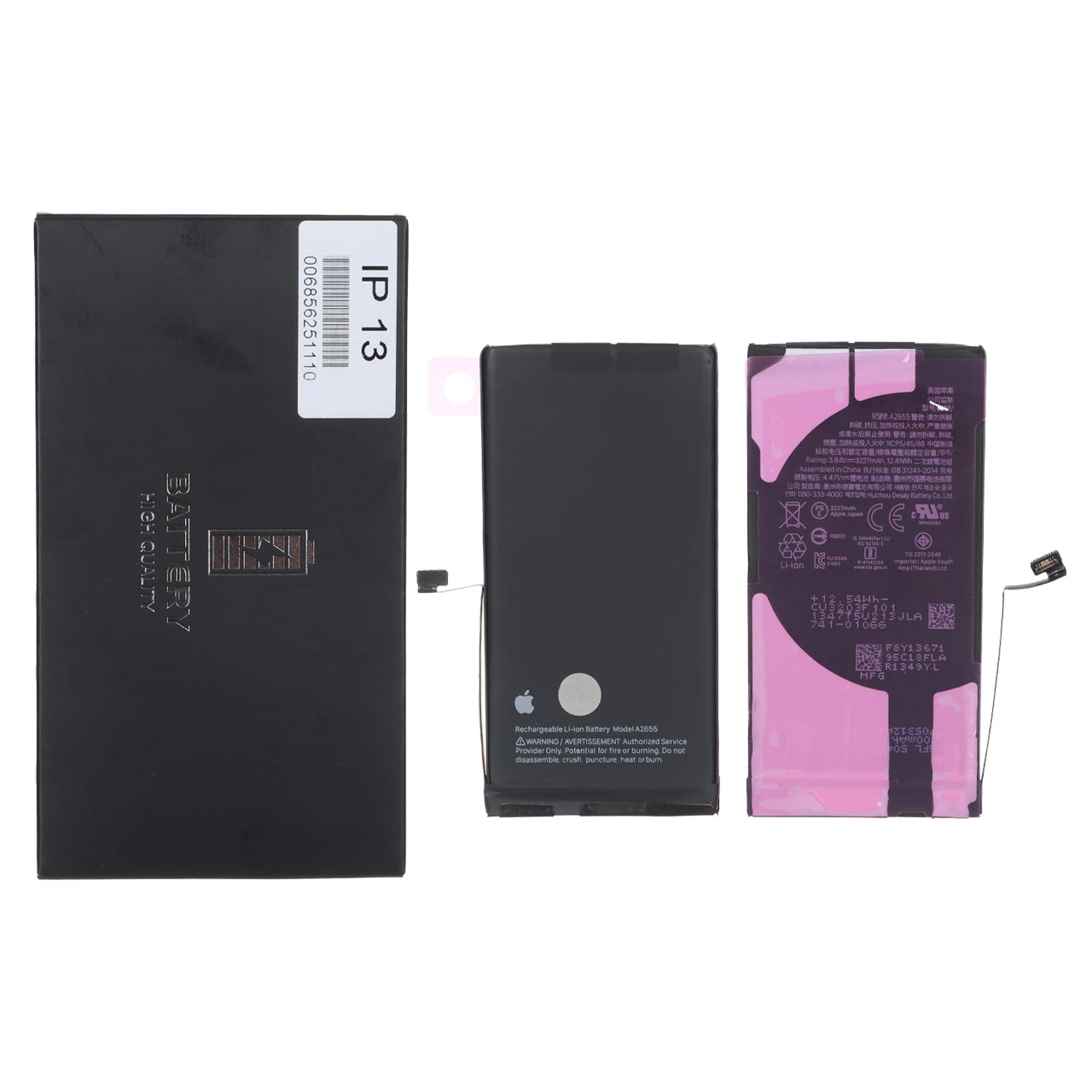 باتری موبایل iPhone مدل 13 با ظرفیت 3227mAh - پک دار (گارانتی 12 ماهه Kezen)